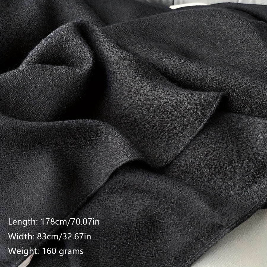 Vintage Gauze Hijab Shawl Windproof Head Wrap for Women