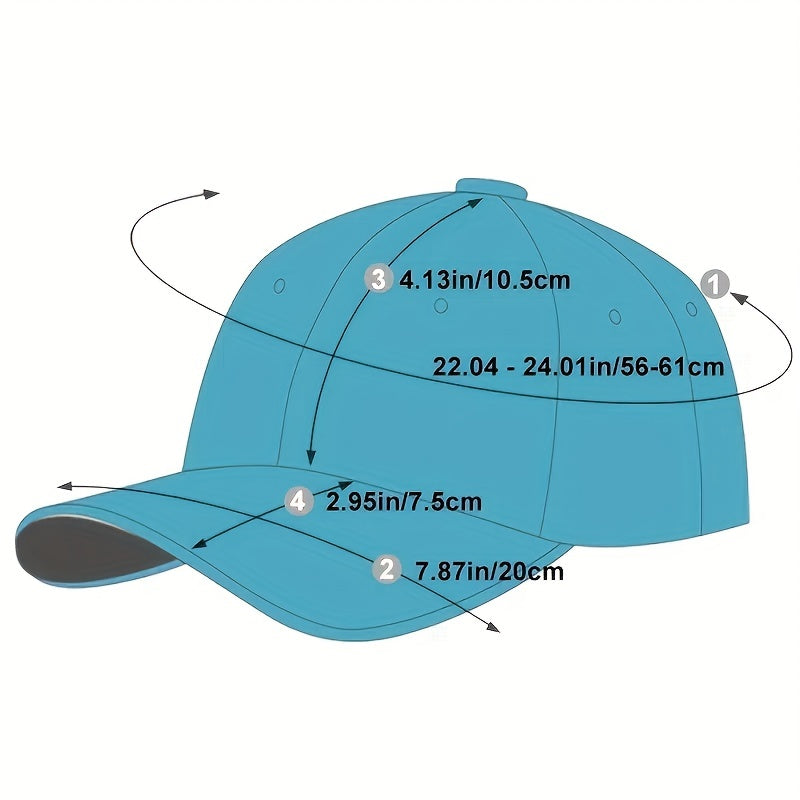 Men's Polyester Baseball Caps Sports Caps Hip Hop Dad Hats