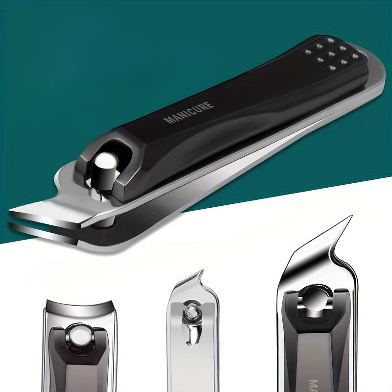 3pcs Portable Nail Clippers Fingernail & Toenail Cutter Manicure Tool
