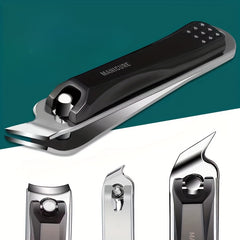 3pcs Portable Nail Clippers Fingernail & Toenail Cutter Manicure Tool