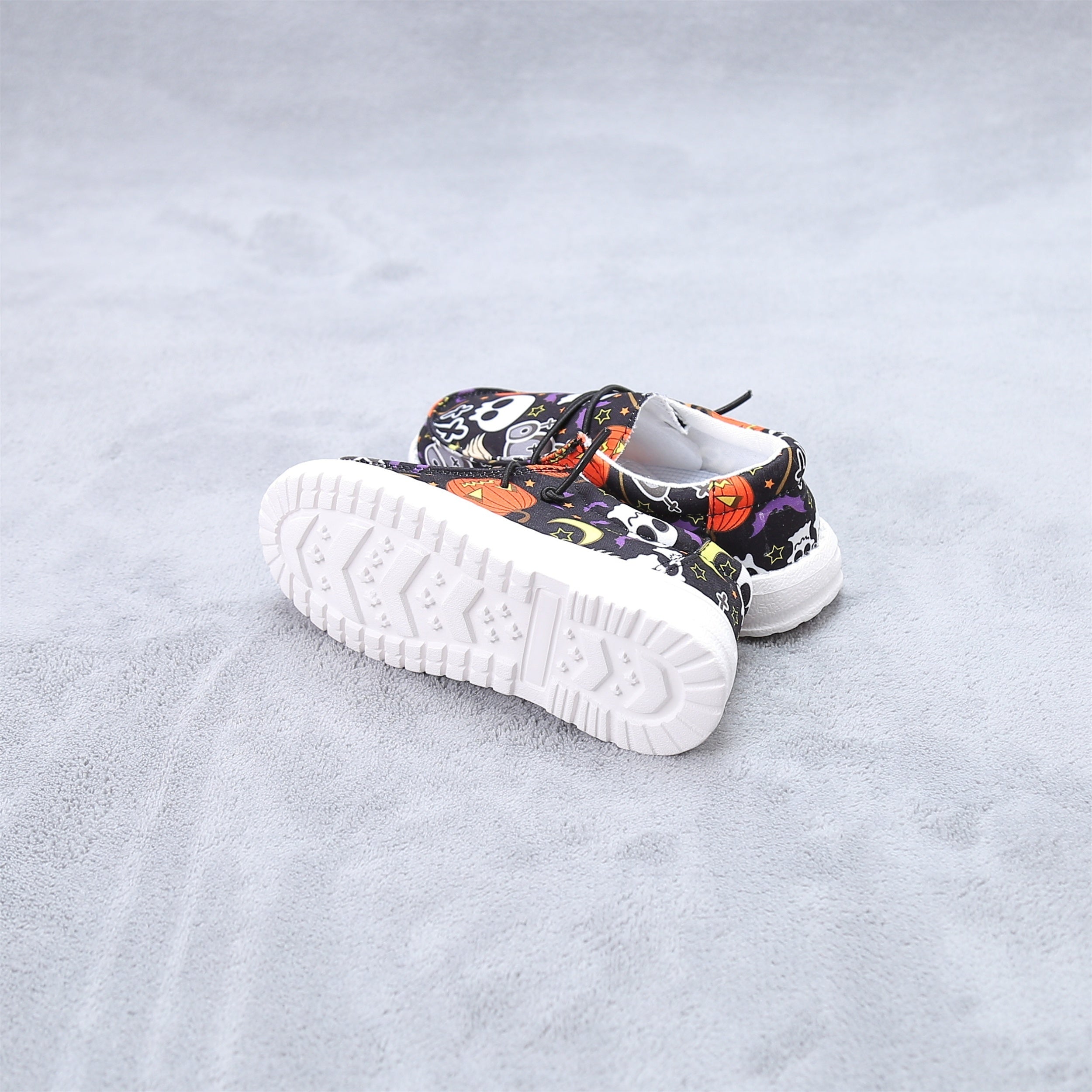Kids Halloween Cartoon Loafer Shoes Lightweight Comfortable Slip-On