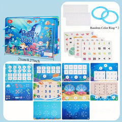 Interactive Busy Book for Hand Skills Development Tear and Paste Stickers