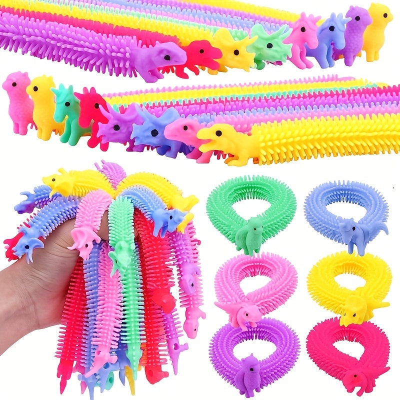 6pcs Sensory Dinosaur Unicorn Stretch Rope Decompressing Toys