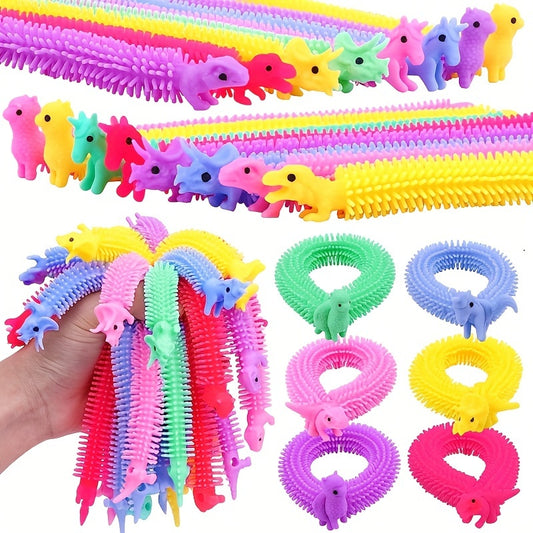 6pcs Sensory Dinosaur Unicorn Stretch Rope Decompressing Toys