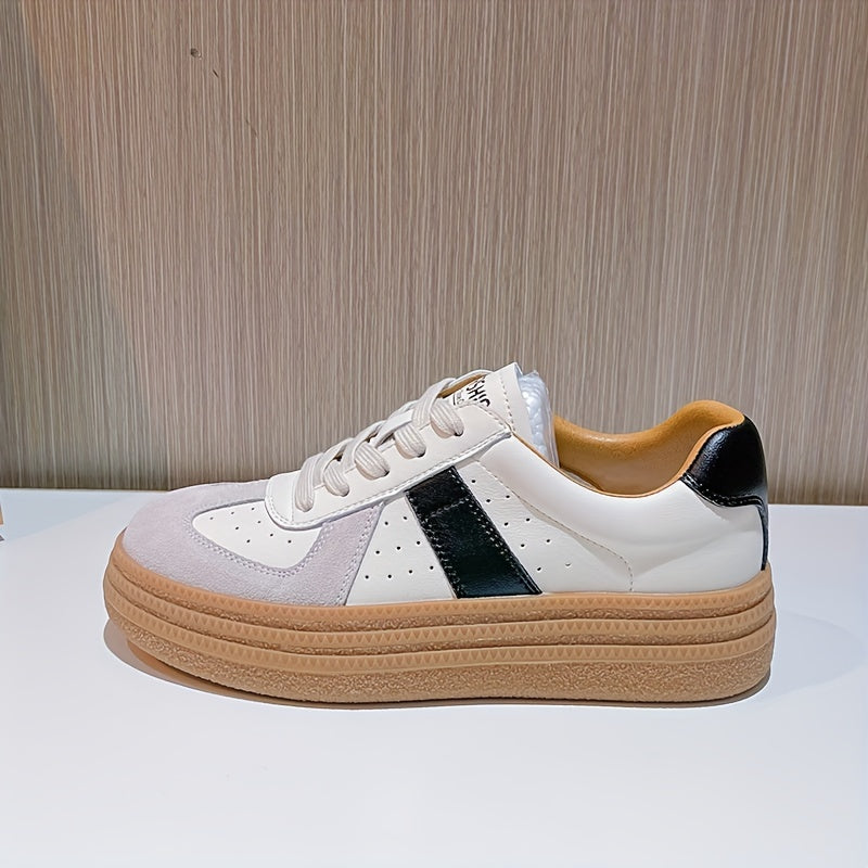 Women's Flat Shoes Comfortable Thick Bottom Sports Sneakers