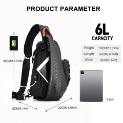 Outdoor Portable Anti theft Messenger Bag Small Backpack Shoulder Bag