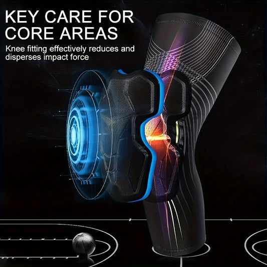 1pc Knee Pads Shin Guards Sleeves Comfortable Breathable And Sweat wicking