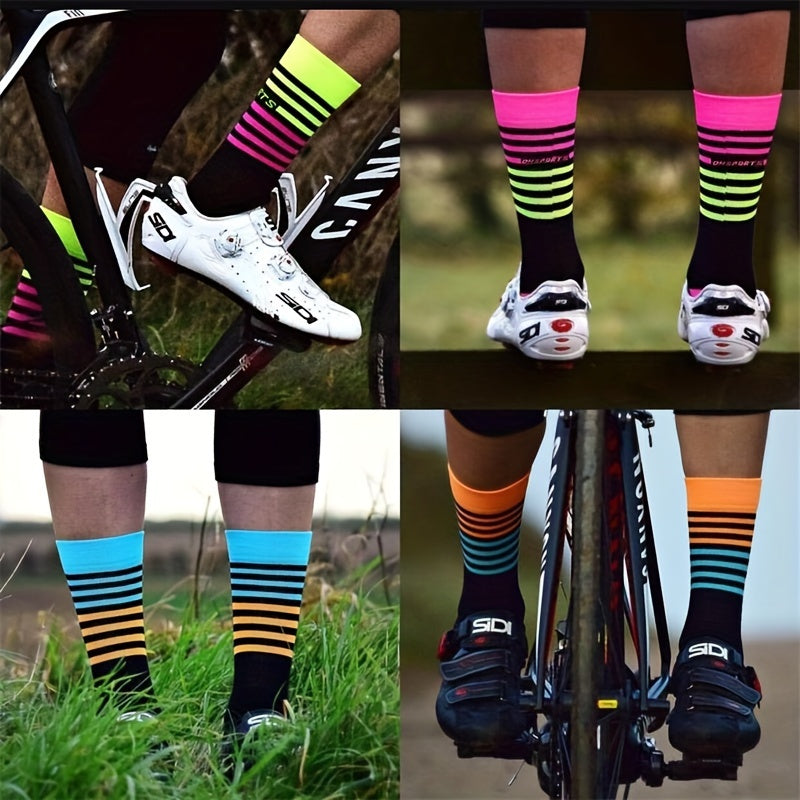 Cycling Sport Socks Breathable Crew Socks For Running Basketball