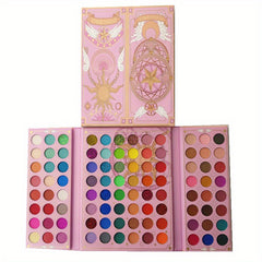 96 Colors Retro Eyeshadow Palette Pearly Matte Finish Magic Card Makeup Gift