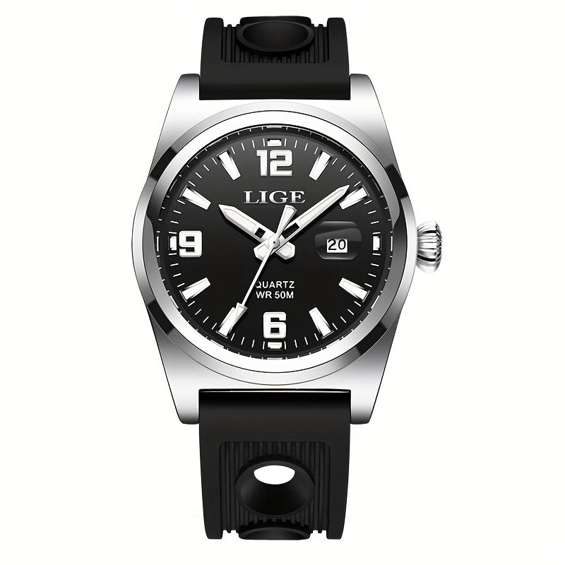 Women's Waterproof Luminous Date Wristwatch
