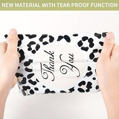 Aluminium Foil Pouch Plastic Mailing Bag Waterproof Leopard Pattern