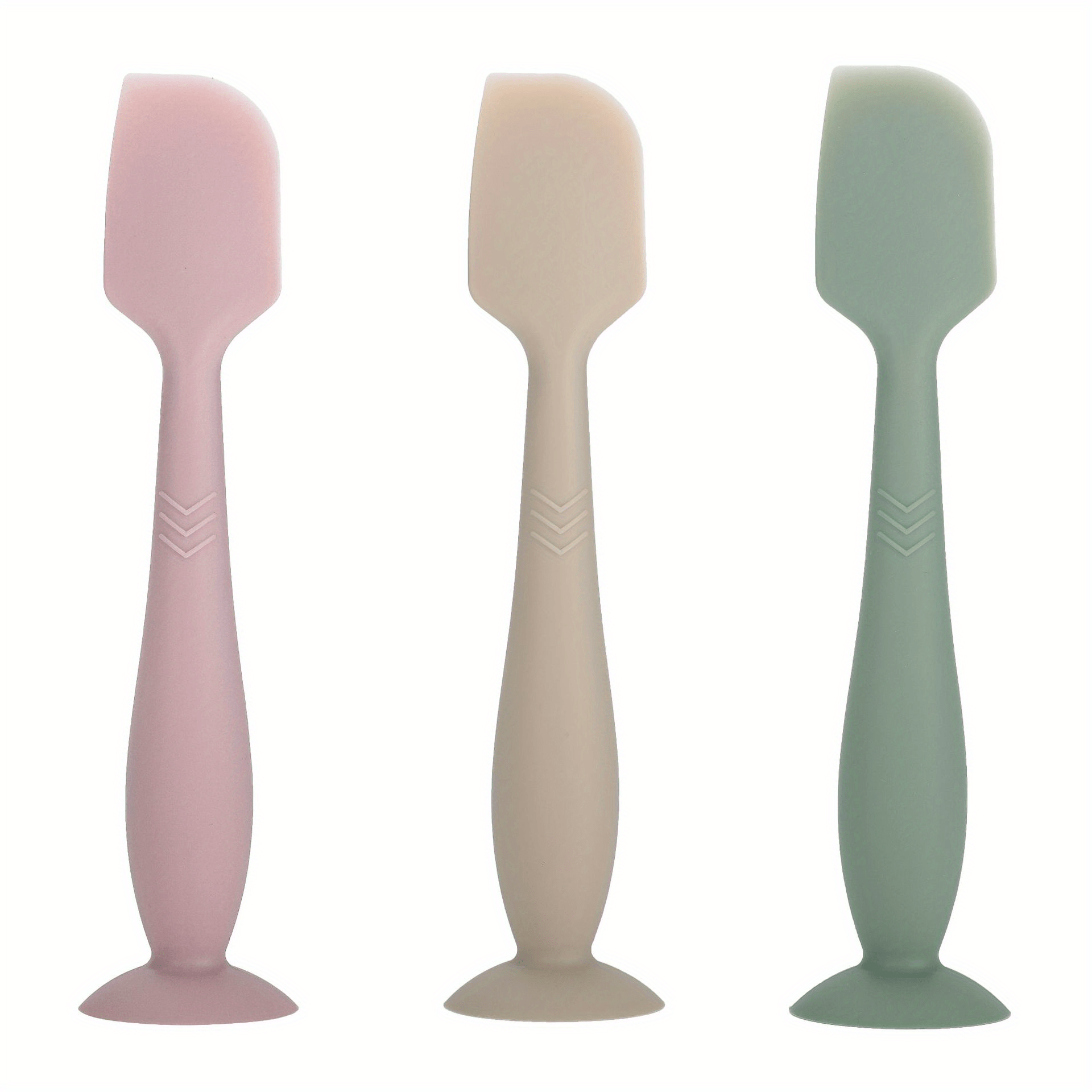 3pcs Baby Butt Paste Spatula Set Soft Silicone Applicator