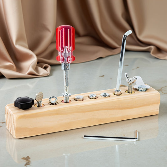 10 Hole Screwdriver Set for Toy Workbench Assembly and Repair Tool Kit