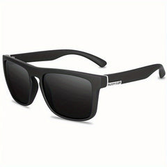 Men's Square Frame Sunglasses Vintage Stylish PC Eyewear UV Protection