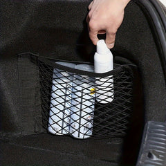 1pc Cabinet Mesh Storage Bag Door Back Wall Hanging Punch Bag