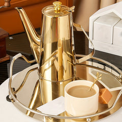 European Style Coffee Pot Stainless Steel Kettle