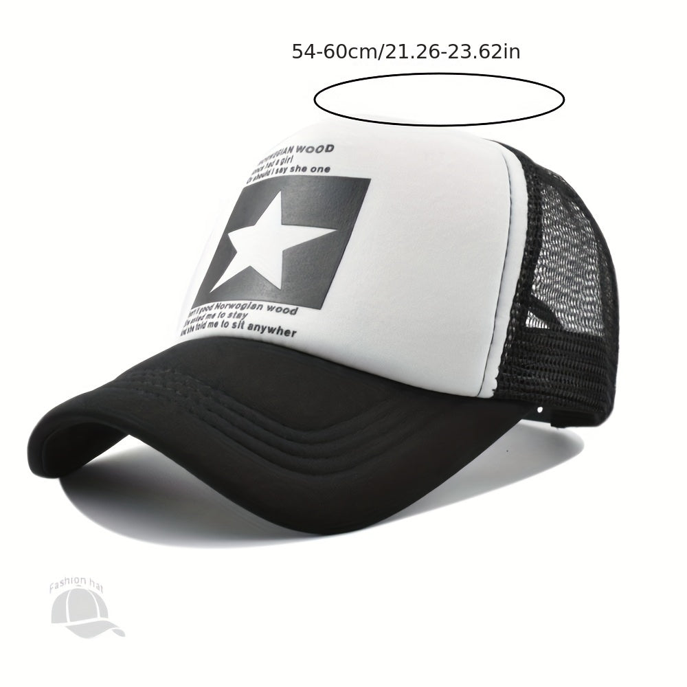 Breathable Mesh Summer Baseball Cap Hats for Men and Women