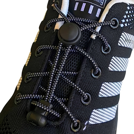 No Tie Shoe Laces Elastic Stretching Lock Lazy Laces Quick Rubber Shoelace