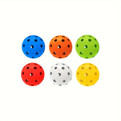 6pcs Outdoor Pickleballs High Bouncy & Durable