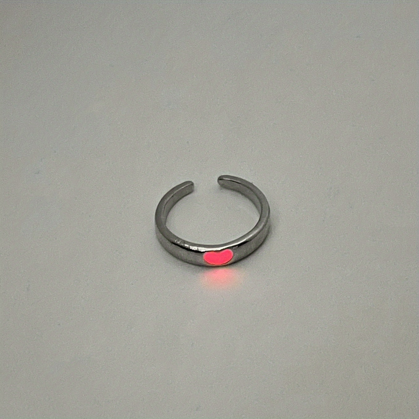 Luminous Ring Live Mouth Adjustable Unisex Ring