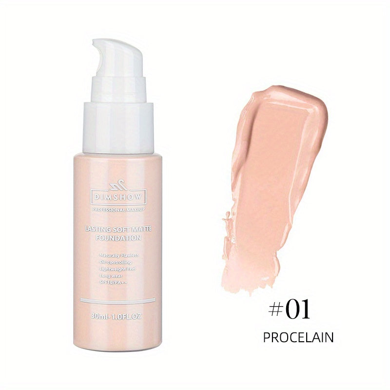 Matte Control Liquid Foundation Waterproof Contouring Concealer Cream