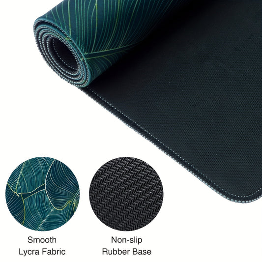 Gaming Mouse Pad Extended Mousepad Anti Fray Stitched Edges Non slip Rubber Base