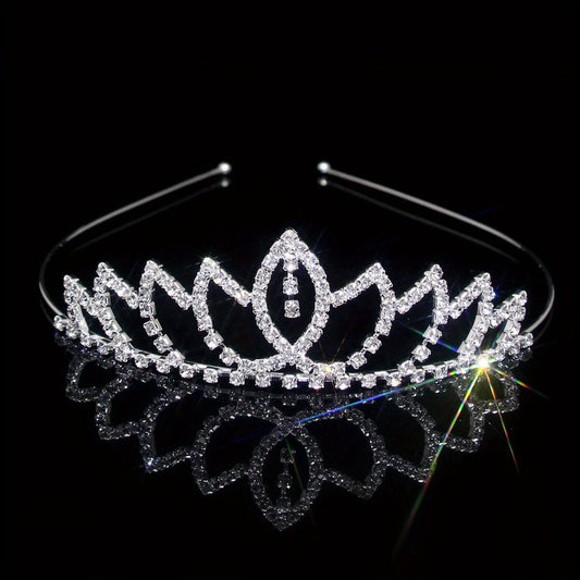 Rhinestone Headband Queen Crown Tiara Head Jewelry