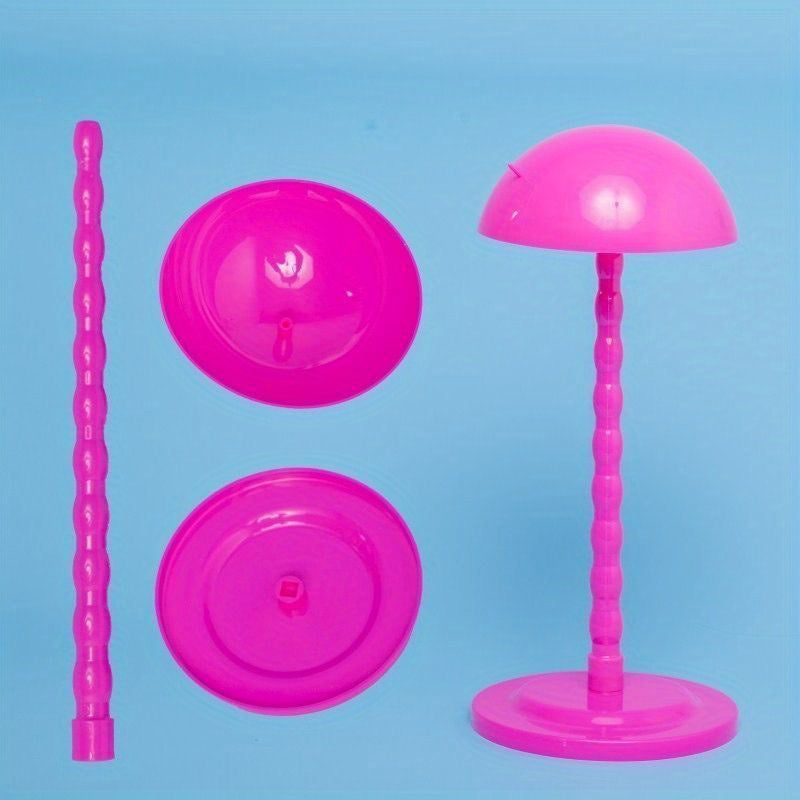 Wig & Hat Display Stands Mushroom Bracket Plastic Portable