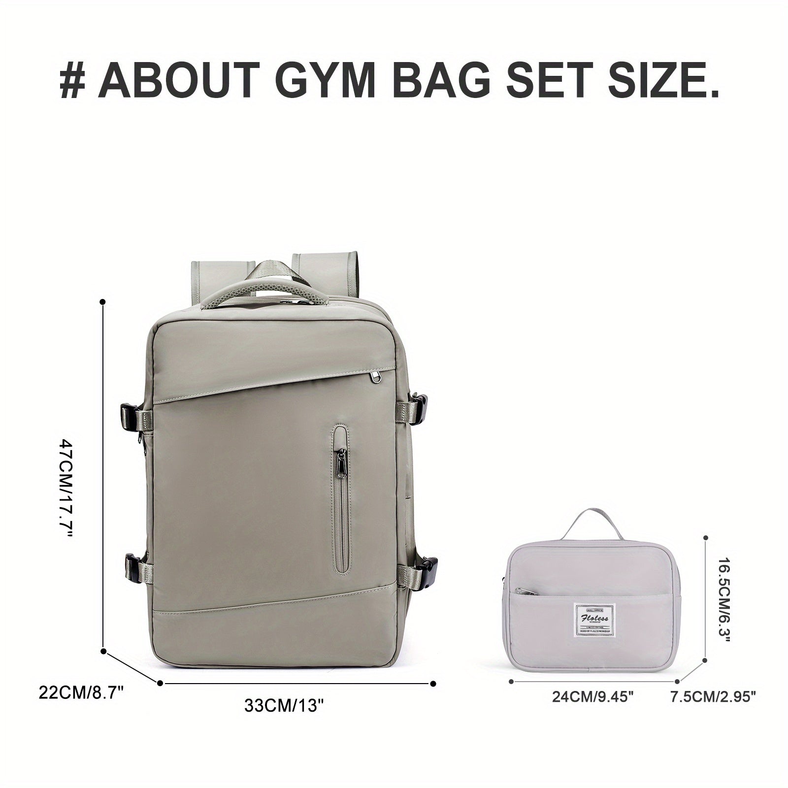 Large Waterproof Travel Backpack 40L