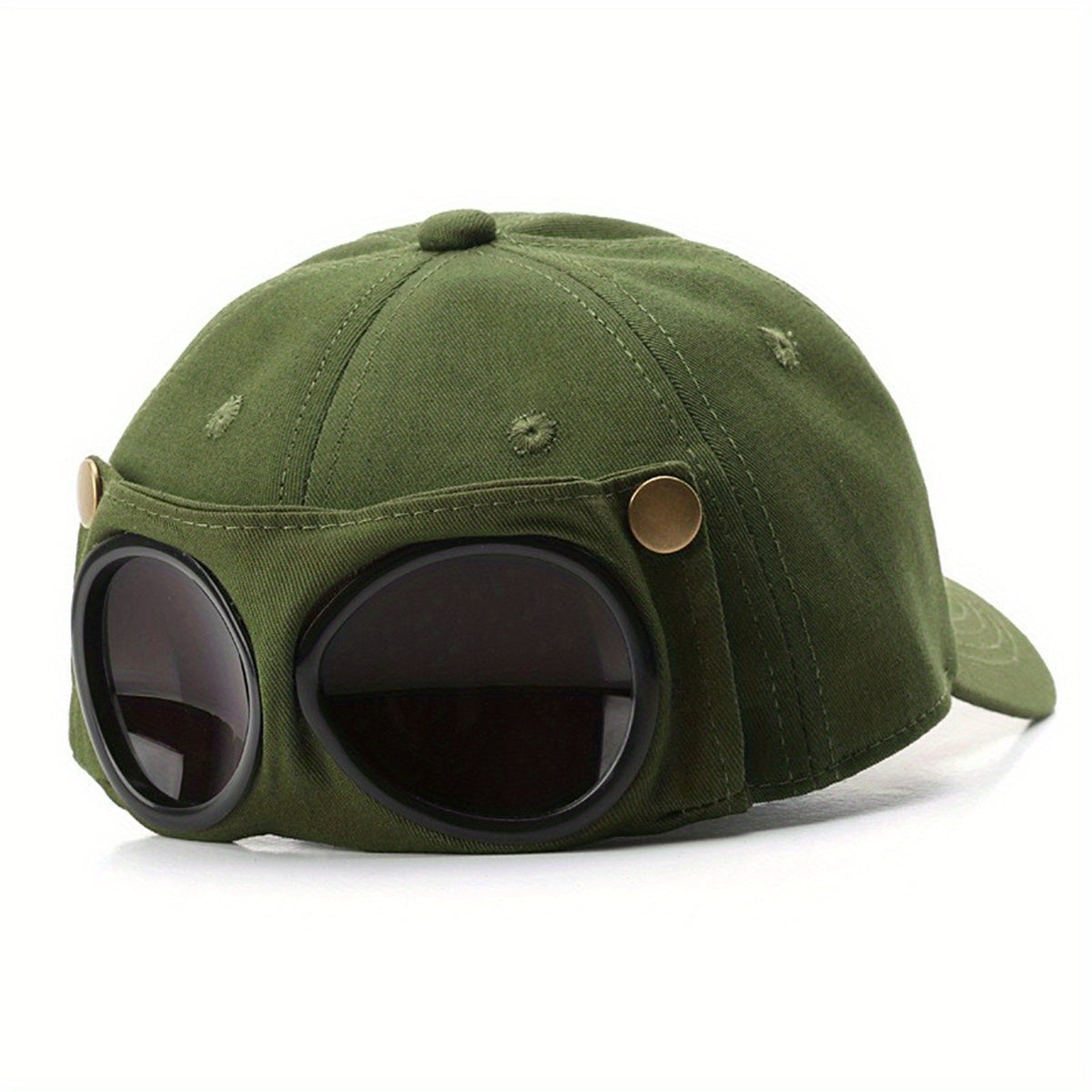Aviator Glasses Baseball Cap Vintage Solid Hip Hop Dad Hat Adjustable Sun Hats