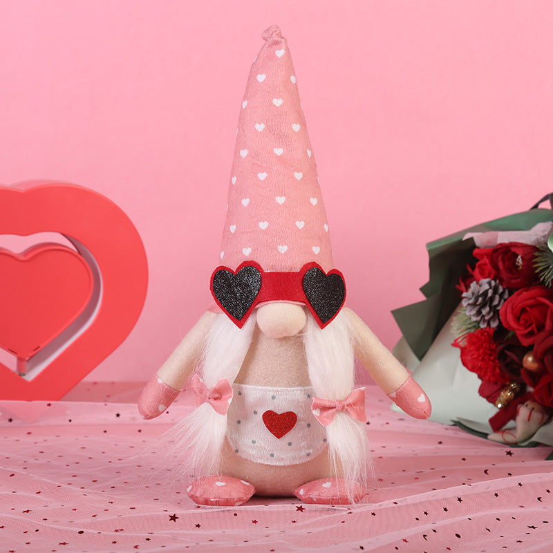 Heart Faceless Doll Ornament for Mother's Gift