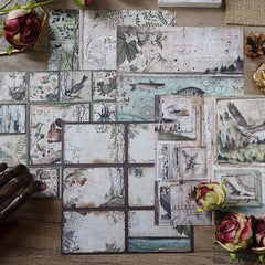 Vintage Forest Animal Paper for Bullet Journal Scrapbook DIY
