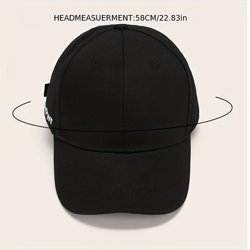 Casual Baseball Cap Embroidered Cotton Dad Hat Sunscreen Sports
