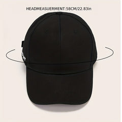 Casual Baseball Cap Embroidered Cotton Dad Hat Sunscreen Sports