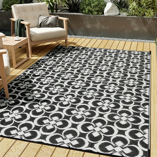 Outdoor Rug Carpet For Patio RV Camping Non slip Waterproof Reversible Portable