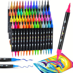 Acrylic Paint Markers Dual Tip Pens for Adults Eggs Wood Rock Plastic