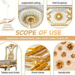 T126 Golden Foil Glue Combo Kit
