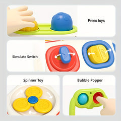 10-in-1 Sensory Busy Board Educational Toy - Great for Holidays & Birthdays