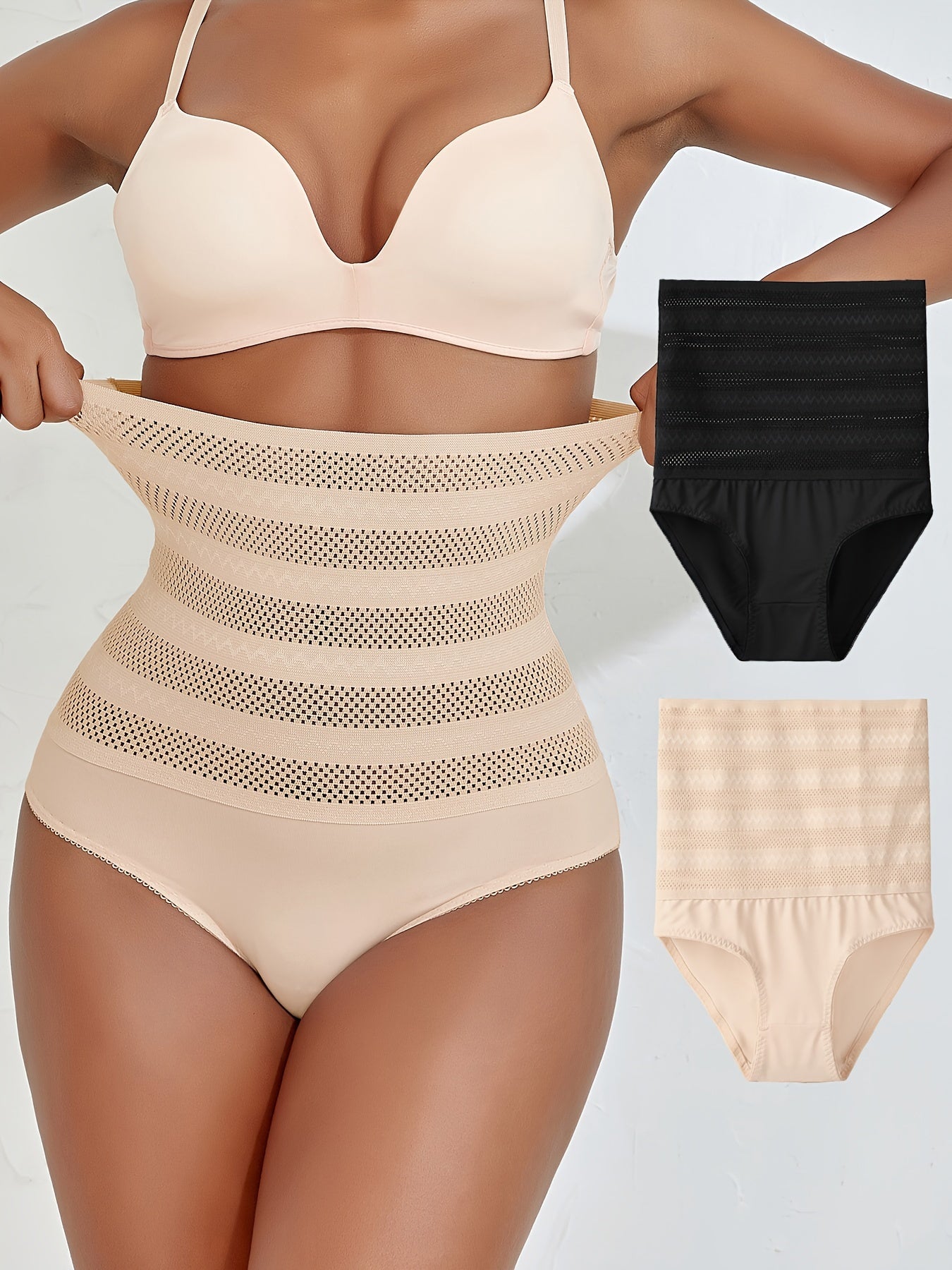 Seamless High Waist Tummy Control Panties for Women