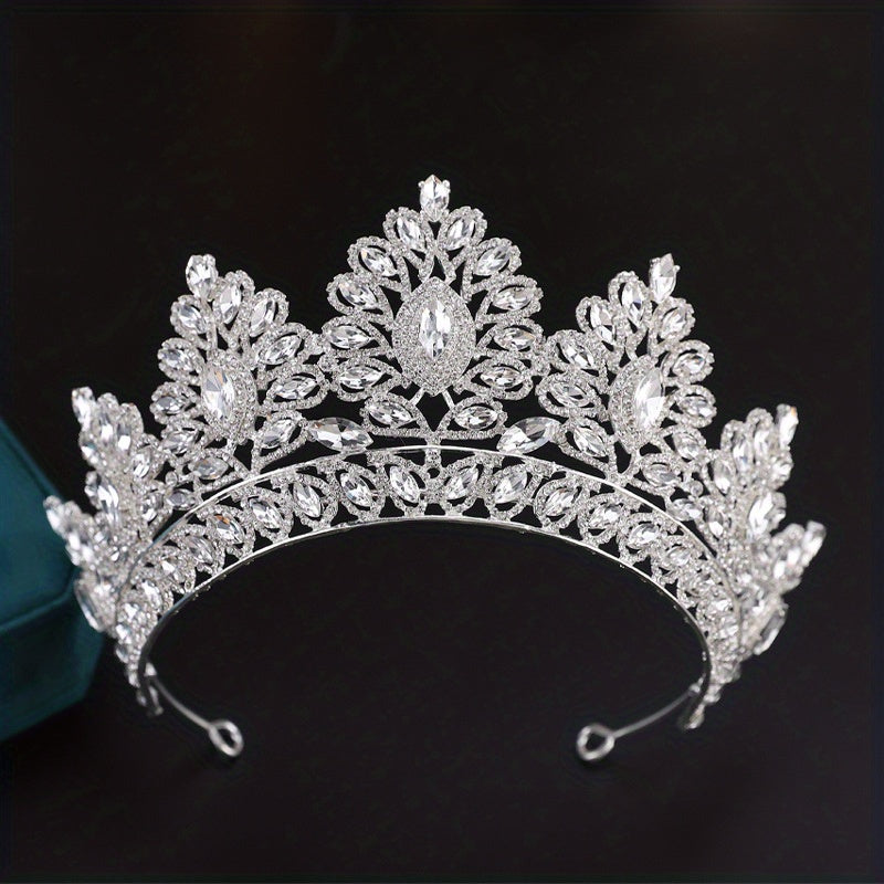 Bridal Wedding Crystal Crown Hair Accessories Rhinestone Crown
