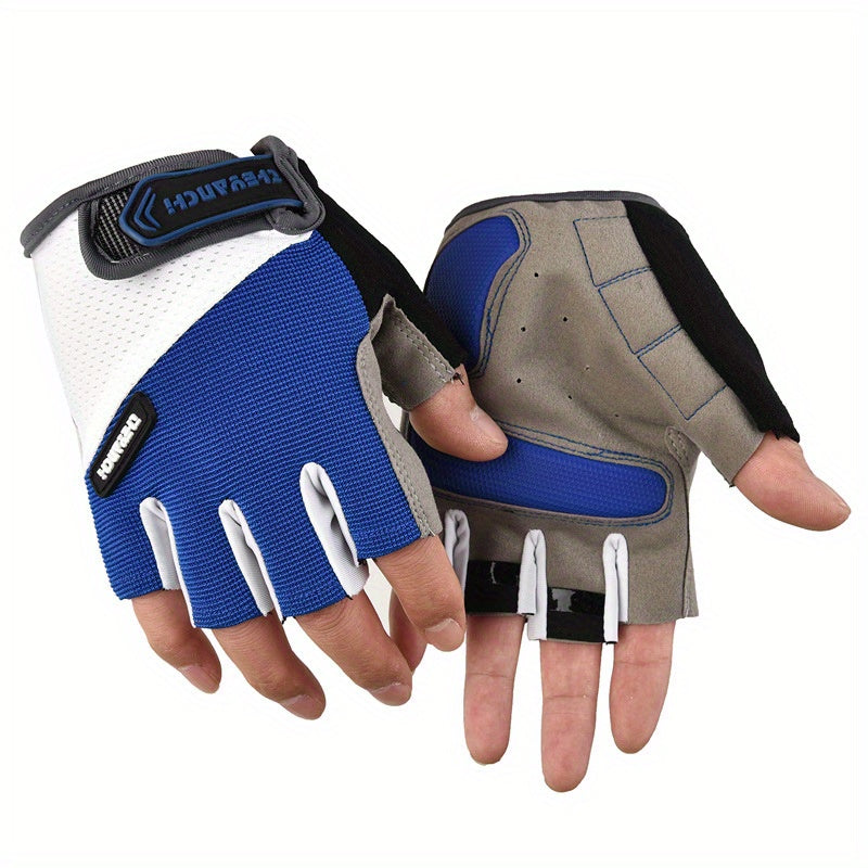 Shockproof GEL Pad Cycling Gloves Half Finger Sport Resistance