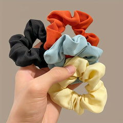 Ribbed Scrunchies Hair Tie Ponytail Holder Hair Accessories