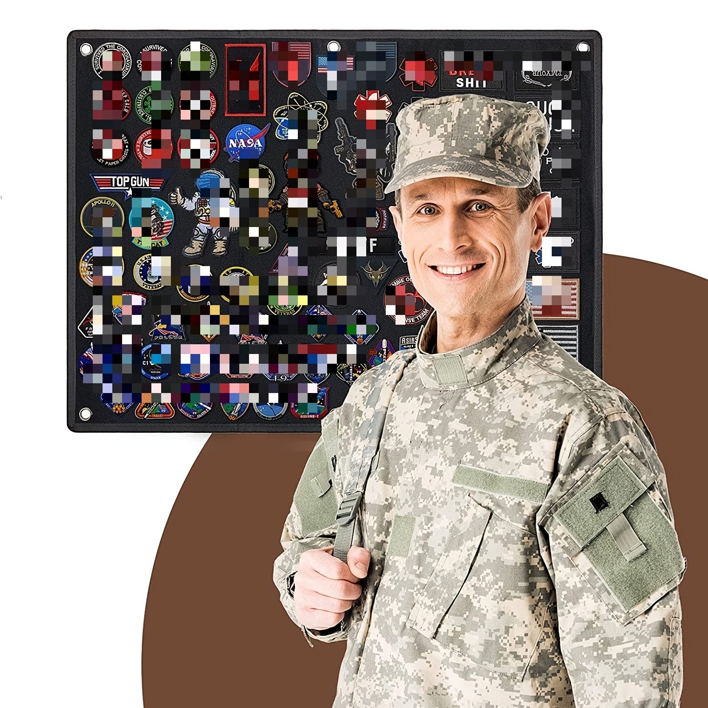 Tactical Patch Holder Board Display Panel