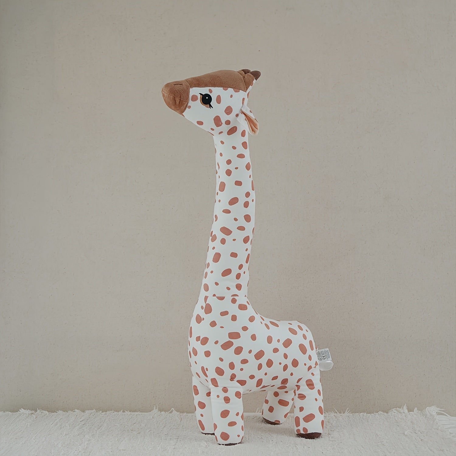 Nordic Style Plush Giraffe Toy Ultra Soft Animal Figure Mixed Colors