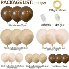 Bohemian Style Flower Ring Latex Ball Set