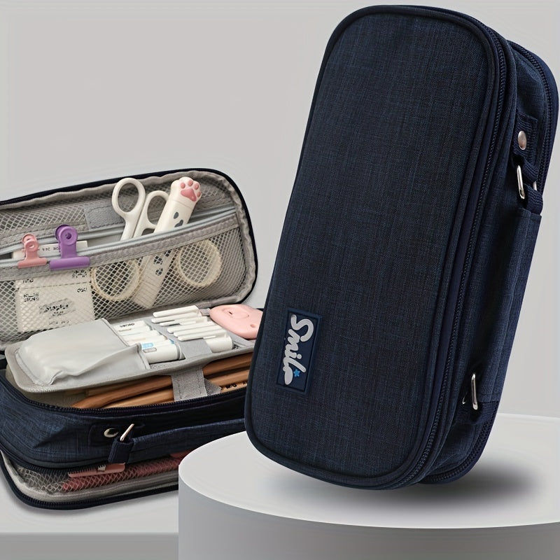 Large Capacity Pencil Pen Case Bag for Students