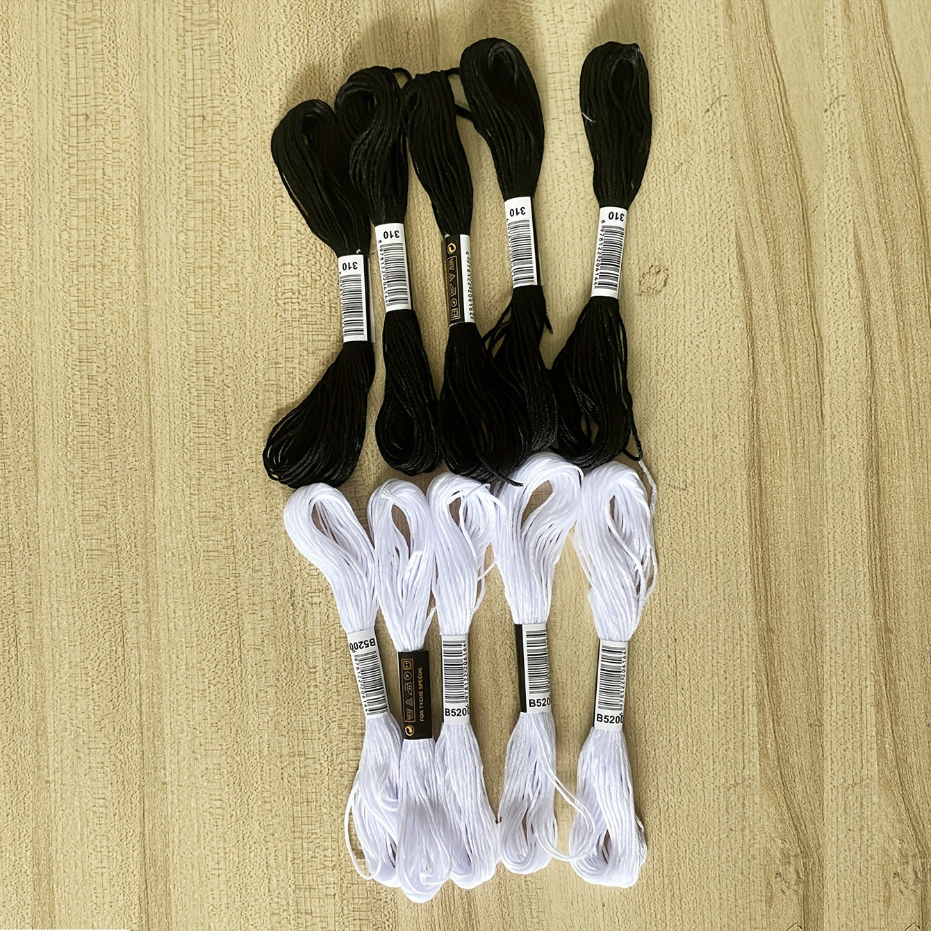 10pcs Embroidery Thread Set Cross Stitch Floss for DIY Sewing