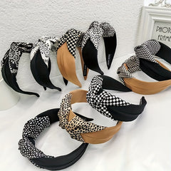 Leopard Pattern Wide Headband Y2K Hair Accessories