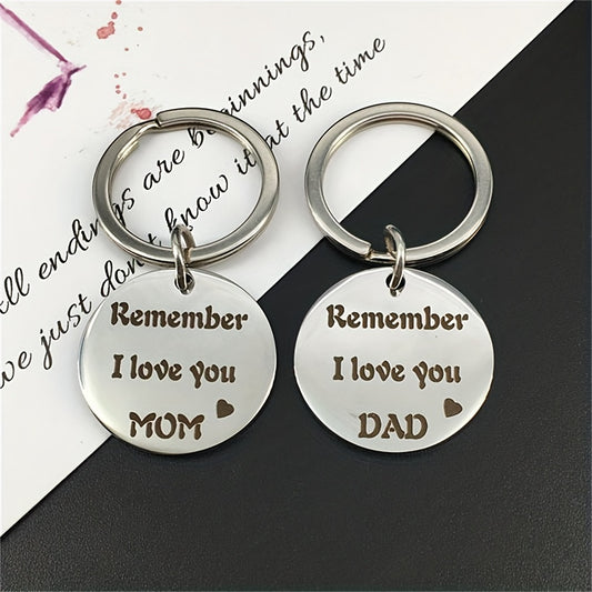 Love Keychain for Kids From Parents Key Ring Pendant Accessories
