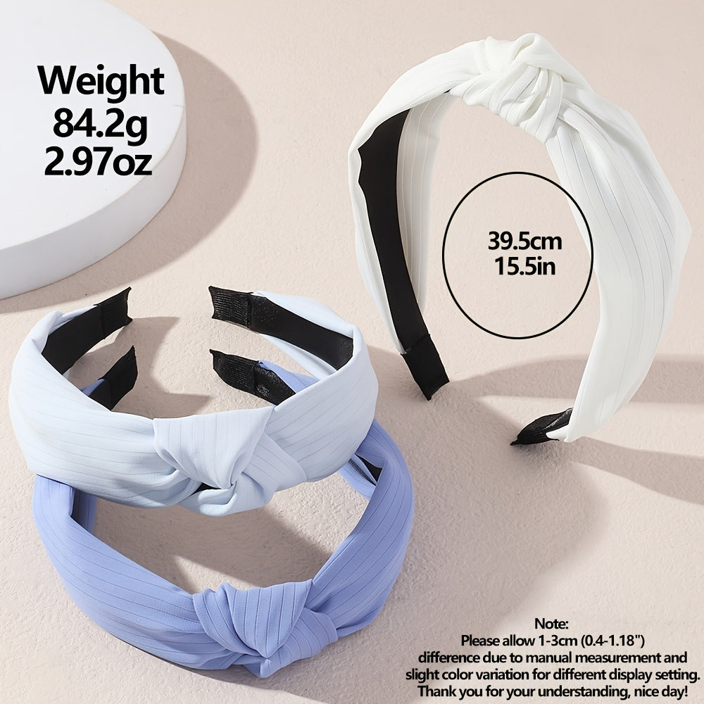 3pcs Women Headbands Elastic Head Wrap Hair Accessories